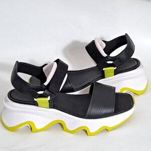 Sorely Kinetic Impact Y-Strap High Platform Sandals 8
